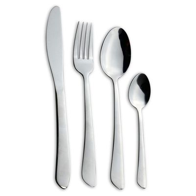 Cuisine Art Sasa 16 Piece Stainless Steel Cutlery Set, Silver