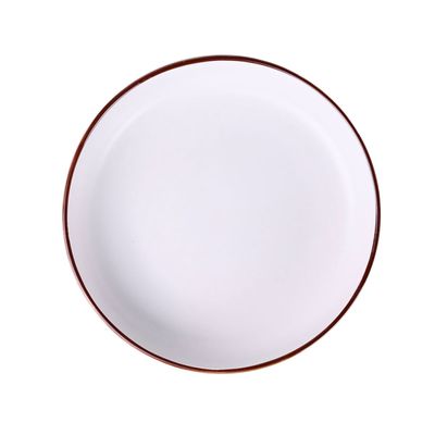 Cuisine Art IRA 12-Piece Glazed Dinner Set - Cream & Blue