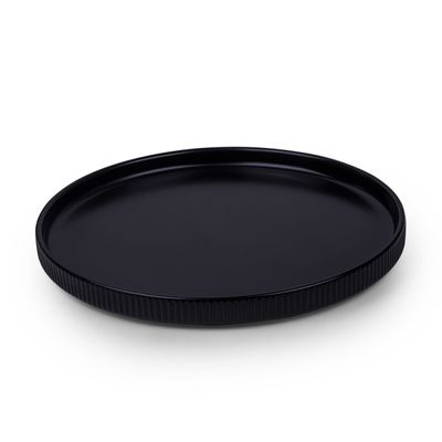 Cuisine Art SAHA 12-Piece Stoneware Dinner Set - Black