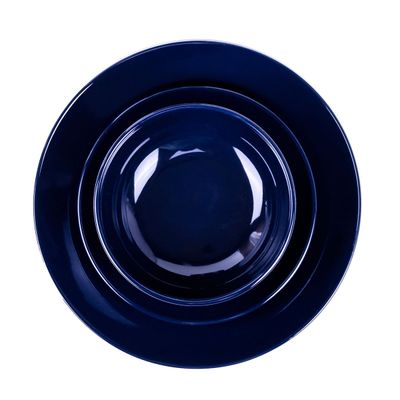 Cuisine Art ARMA 12-Piece Stoneware Dinner Set - Blue