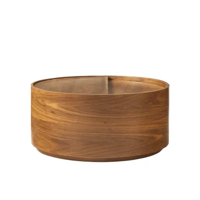 Casa Swivel Top Storage Coffee Table Brown L90xW90xH40