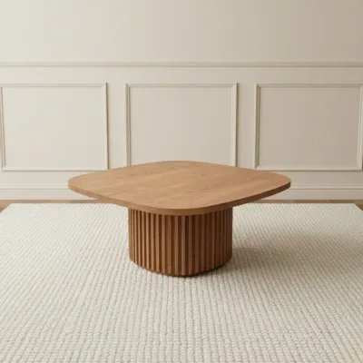 Smith Coffee Table Brown L91xW91xH40 Smith Coffee Table Brown L91xW91xH40