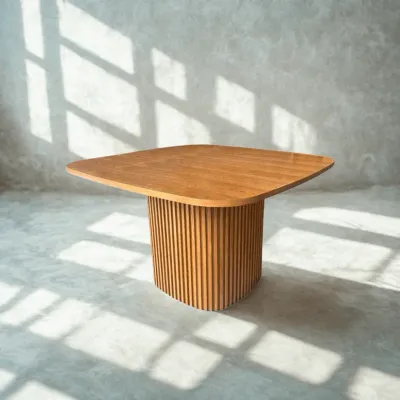 Smith Dining Table Brown L120xW120xH75