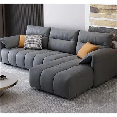  Living Room Sofa Modern Small Family Three Person Combination Sofa Nordic Living Room Cloth Sofa Set
