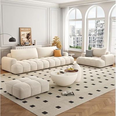 Luxury Luxe Italian Minimalism Modern Design Home Furniture Fabric Lounge Couch Corner Velvet Sectional Sofas Set Furniture Living Room