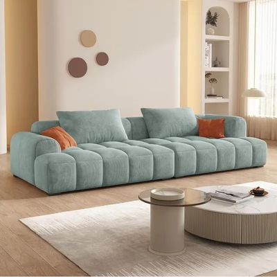 Luxury Luxe Italian Minimalism Modern Design Home Furniture Fabric Lounge Couch Corner Velvet Sectional Sofas Set Furniture Living Room