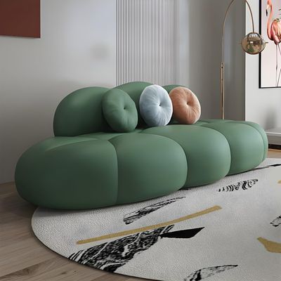 Contemporary Armless Sofa Wool Cloud Stylish Living Room Sofa 