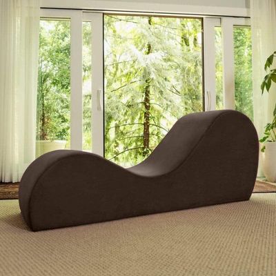Stlish Velvet S-Shape Sofa Modern Yoga Chaise Lounge Comfort With Vintage Charm 