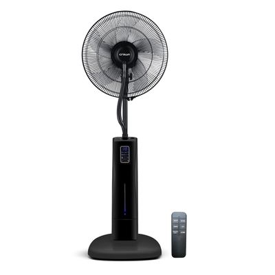 Crownline MF-425 16-inch Mist Fan, Touch Panel with Remote Control, 12-Hour Timer, 2L Water Tank