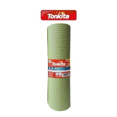 Tonkita Sponge Cloth Jumbo Roll – 12 Sheets, Extra Large 25x24cm, 100% Biodegradable & Super Absorbent