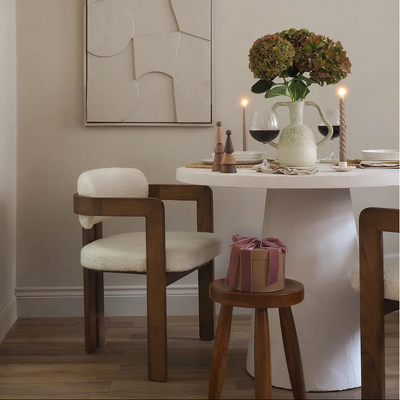 Pasa Wood Dining Chair Brown