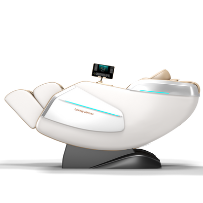 Lovely Homes Full Body massage Chair LH1 White With Beige Interior