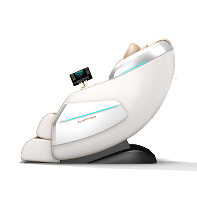 Lovely Homes Full Body massage Chair LH1 White With Beige Interior