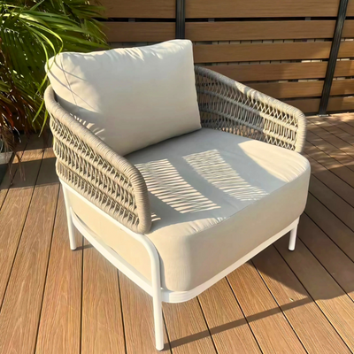 Swin Outdoor Lounge Sofa Set – 5-Seater with Comfy Cushions & Long-Lasting Aluminum Frame