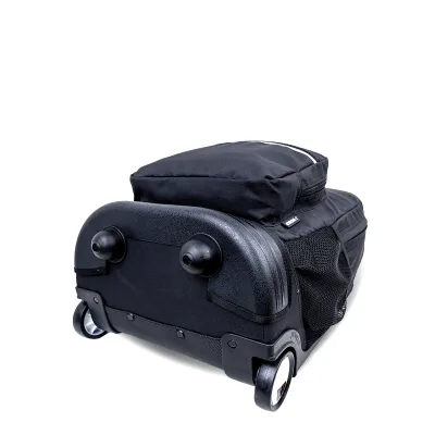 J World New York Sunrise Kids Rolling Backpack - Black