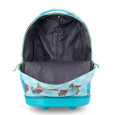 J World New York Sunrise Kids Rolling Backpack - ICE CONE