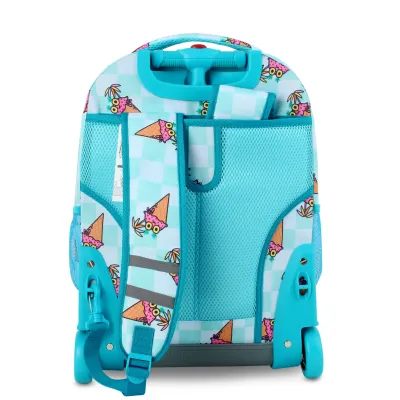 J World New York Sunrise Kids Rolling Backpack - Ice Cone