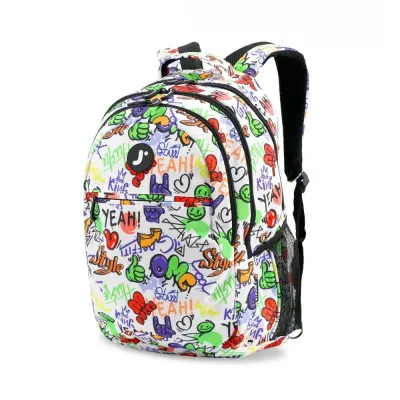 J World New York Unisex-Adult Cornelia Laptop Backpack - Street Art