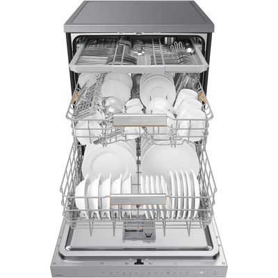 Samsung WaterJet Clean Built-in Dishwasher DW60DG790FSLGU Silver 24inch 14 Place Setting