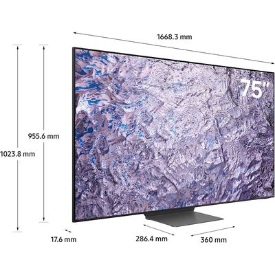 Samsung QN800B 75-Inch Neo QLED 8K Smart TV QA75QN800CUXZN Black 2023