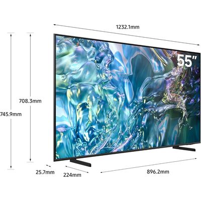 Samsung Q60AB Series 55-Inch UHD QLED 4K Smart TV QA55Q60ABUXZN Black (2021)