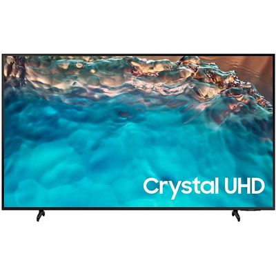 Samsung Smart TV, Crystal UHD 4K, Bu8100, 50 Inch, Black, 2022, HDR 10+, Dynamic Crystal Color, Object Tracking Sound Lite, Smart Hub, With 2 Speakers, LCD LED, Ua50Bu8100Uxzn