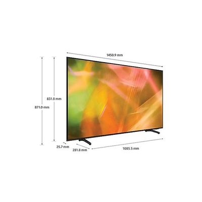 Samsung 65 Inch 4K UHD Smart LED TV UA65DU8000, Black, 2024