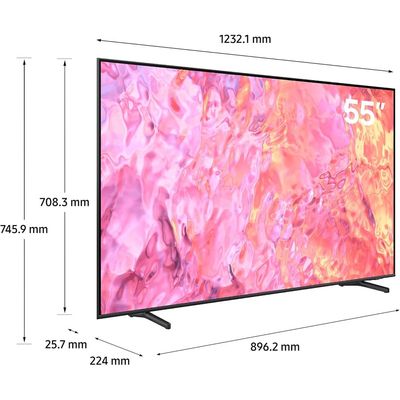 Samsung Series 55-Inch UHD Smart QLED TV QA55Q60CAUXZN 2023