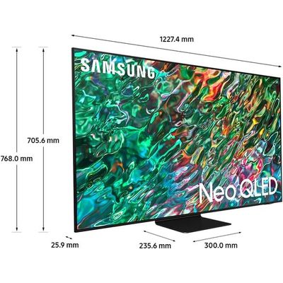 Samsung  QN90B 55-Inch Neo QLED 4K UHD Smart TV QA55QN90BAUXZN Titan Black