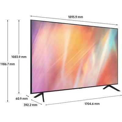 Samsung DU7000 85-Inch UHD Smart LED TV UA85DU7000UXZN Black (2024)