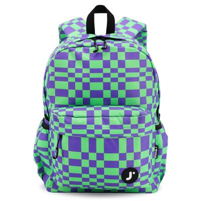 J World New York Unisex Kid'S Oz School Backpack - Pixel Checkers