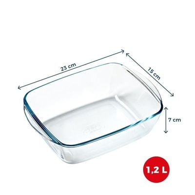 Pyrex Air Fryer Rectangular Dish 1.2L – Slim Heat-Resistant Glass Dish for Efficient Air Frying & Baking Pyrex Air Fryer Rectangular Dish 1.2L – Slim Heat-Resistant Glass Dish for Efficient Air Frying & Baking