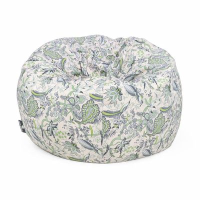Luxe Decora Flora Collection | Wild Grove | Jungle-Inspired Bean Bag | Soft Fabric | Filled with Polystyrene Beads | Comfortable Seating | Washable Cover | Kids & Adult Sizes (X-Large) 