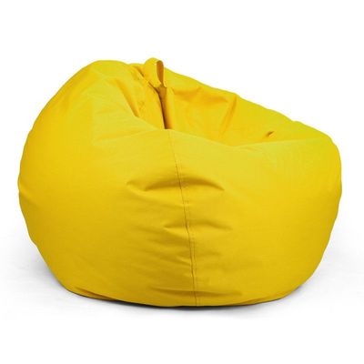 Jumbble Warper Outdoor Bean Bag | Water-Repellent Fabric | Comfortable Indoor & Outdoor Seating | Durable & Lightweight | Easy to Clean | Kids & Adults (Yellow, Kids-XS)