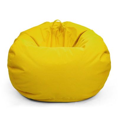 Jumbble Warper Outdoor Bean Bag | Water-Repellent Fabric | Comfortable Indoor & Outdoor Seating | Durable & Lightweight | Easy to Clean | Kids & Adults (Yellow, Kids-S)