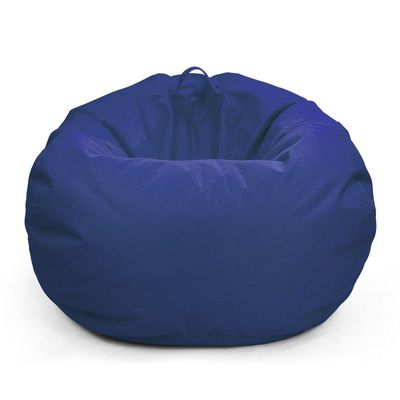 Jumbble Warper Outdoor Bean Bag | Water-Repellent Fabric | Comfortable Indoor & Outdoor Seating | Durable & Lightweight | Easy to Clean | Kids & Adults (Dark Blue, Kids-S)