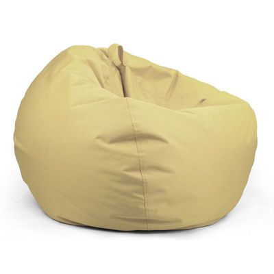 Jumbble Warper Outdoor Bean Bag | Water-Repellent Fabric | Comfortable Indoor & Outdoor Seating | Durable & Lightweight | Easy to Clean | Kids & Adults (Beige, Large)