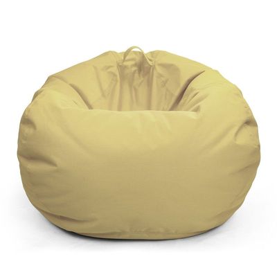 Jumbble Warper Outdoor Bean Bag | Water-Repellent Fabric | Comfortable Indoor & Outdoor Seating | Durable & Lightweight | Easy to Clean | Kids & Adults (Beige, Large)
