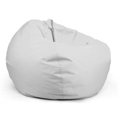 Jumbble Warper Outdoor Bean Bag | Water-Repellent Fabric | Comfortable Indoor & Outdoor Seating | Durable & Lightweight | Easy to Clean | Kids & Adults (White, X-Large)