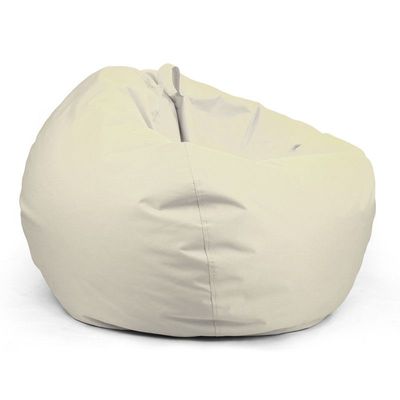 Jumbble Warper Outdoor Bean Bag | Water-Repellent Fabric | Comfortable Indoor & Outdoor Seating | Durable & Lightweight | Easy to Clean | Kids & Adults (Cream, X-Large)