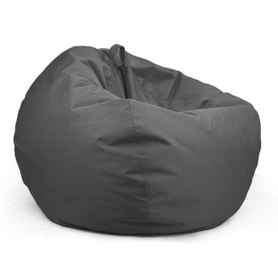 Jumbble Warper Outdoor Bean Bag | Water-Repellent Fabric | Comfortable Indoor & Outdoor Seating | Durable & Lightweight | Easy to Clean | Kids & Adults (Dark Grey, XX-Large)