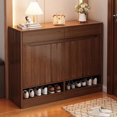 Entrance Hall Organizer Shoe Cabinet Storage For Living Room, Brown