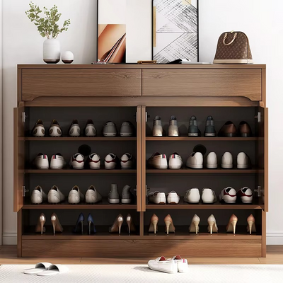 Entrance Hall Organizer Shoe Cabinet Storage For Living Room, Brown