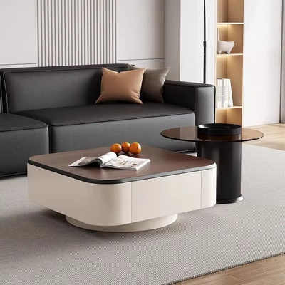 Beauty Design Coffee Table Luxury Nordic Premium Display Coffee Tables Modern, Brown & Cream