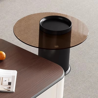 Beauty Design Coffee Table Luxury Nordic Premium Display Coffee Tables Modern, Brown & Cream