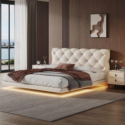 Royal Tufted Platform Bed Frame