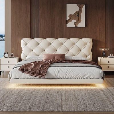 Royal Tufted Platform Bed Frame
