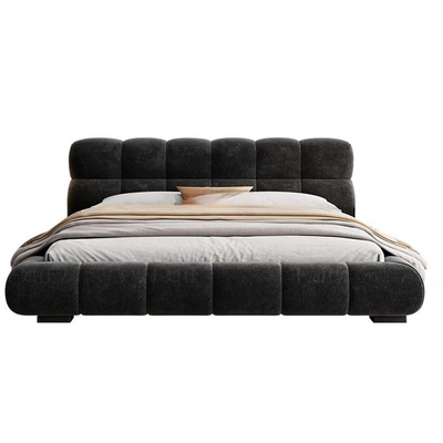 Bedroom Nordic Headboard Fancy Black Luxury Bed