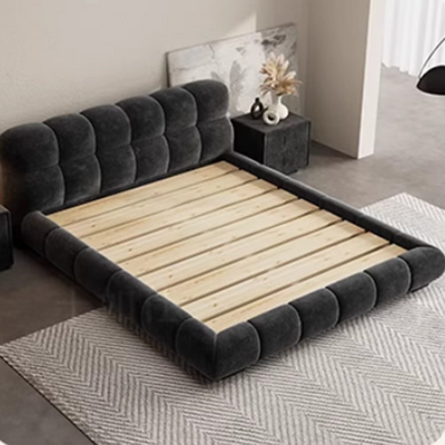 Bedroom Nordic Headboard Fancy Black Luxury Bed
