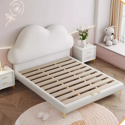 Designer Cream Small Family Bed Girls Kid Kawaii